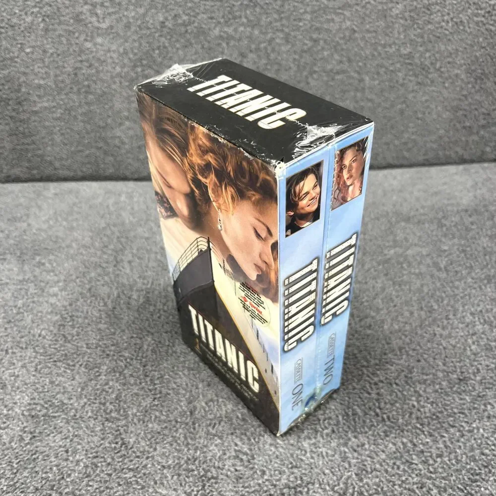 TITANIC VHS 2 TAPE BOX‎ SET Brand New Sealed w SPRINT STICKER